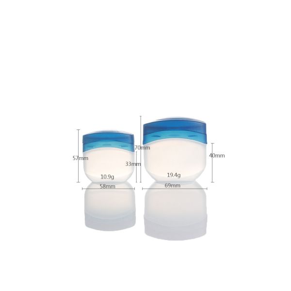 50g 100g PP Cosmetic Cream Jars Vaseline Sample Lip Care