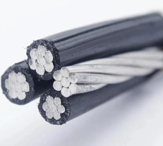 Aluminum Conductors Overhead ABC Aerial Bundled Cable for 0.6/1KV Voltage Round Wire