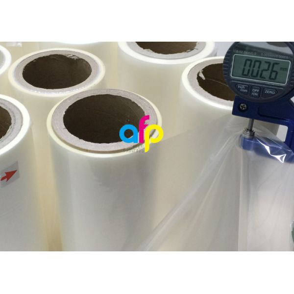 15micron - 30mic Soft Gloss Laminating Film With Single / Double Corona Treatment