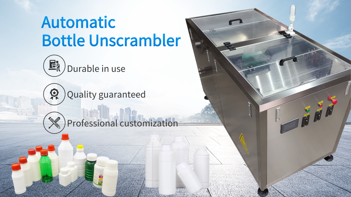 Fully Automatic Pet Bottle Unscrambler Machine With 5000 Bph Capacity for Beverage Line High Speed Sorting