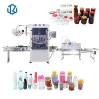 máquina de etiquetas da luva do PVC de 1kg/cm para garrafas de encolhimento