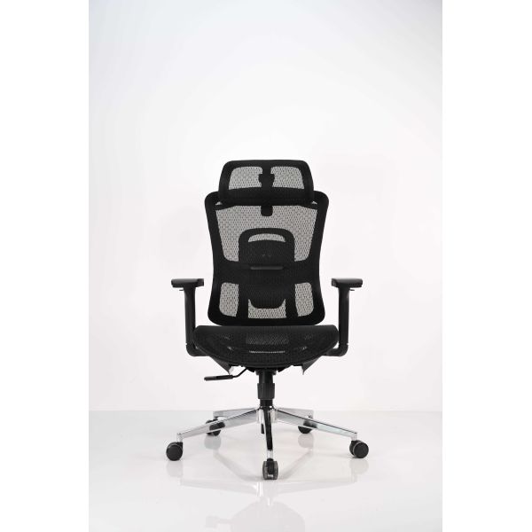 Commercial Ergonomic Office Chair With 4D Armrest 3 Stop Mechanism