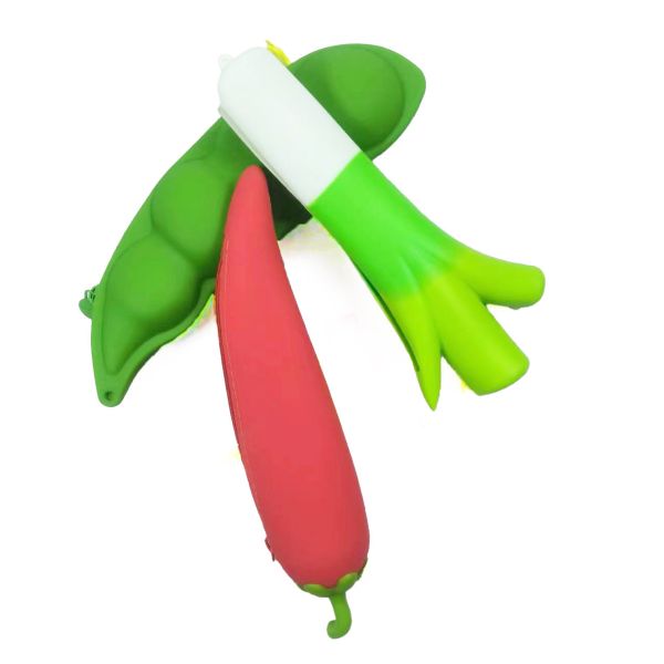 Капсула для карандашей Красочный силиконовый водонепроницаемый карандаш Сумка для карандашей Эстетическая легкая портативная сумка для карандашей Стильные школьные принадлежности