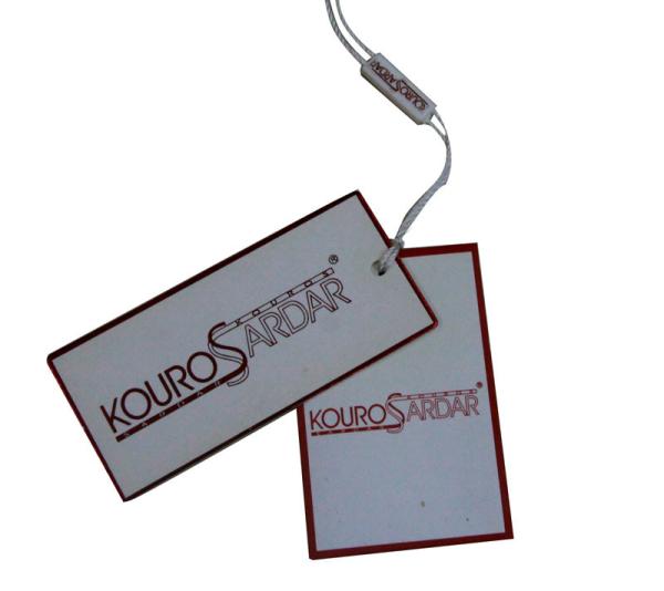 Embossed 800gsm Paper Clothing Hang Tags For Juewlery / Sports Tools