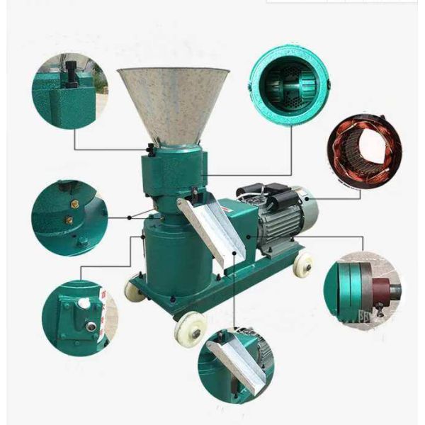 Домашняя деревянная гранулка пиломашина компрессированная деревянная брикетная машина деревянное топливо Пелетная машина