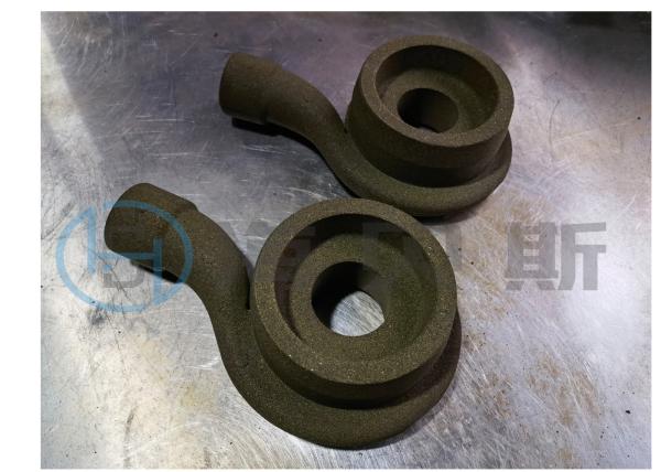 Máquina de fabricação de núcleo de areia resistente Controle PLC para peças de ferro fundido de precisão