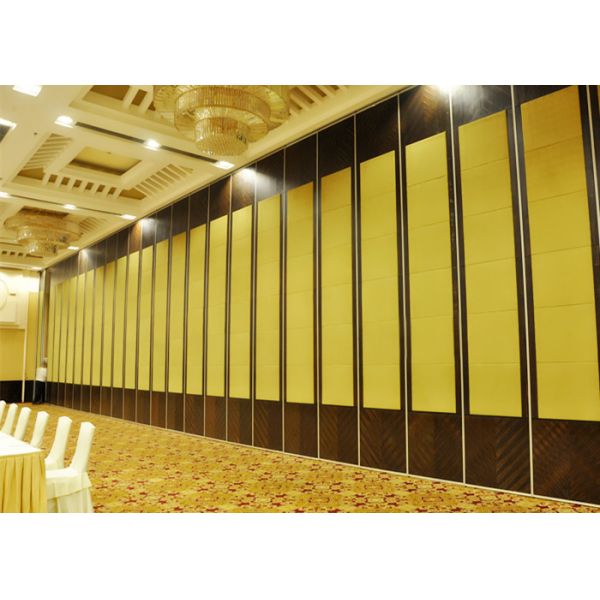 Movable Partition Operable Walls In Fabric With Sponge Soft Cover For Convention Center