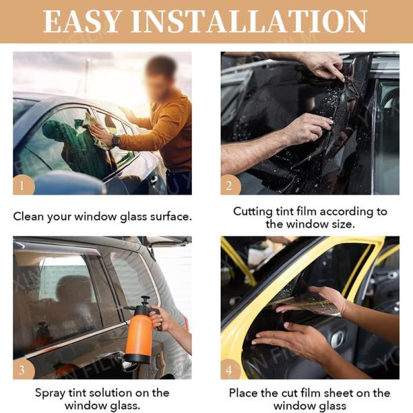 Anti Scratch Nano Ceramic Car Window Tint Film UV Blocking Solar Control Film Factory