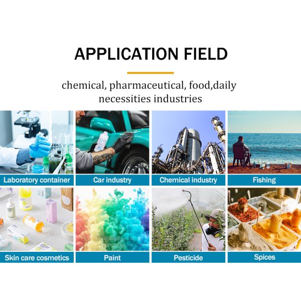 HDPE пластиковые жидкие удобрения бутылки химическая упаковка 100 мл 250 мл 500 мл 1000 мл