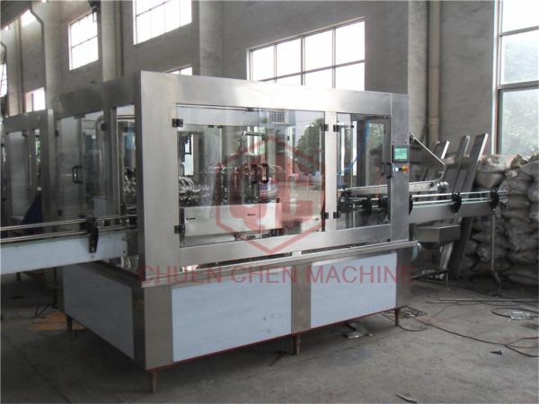 2000BPH Small Capacity Hot Juice Filling Machine / Energy Drink 3 In 1 Bottle Filling Machine