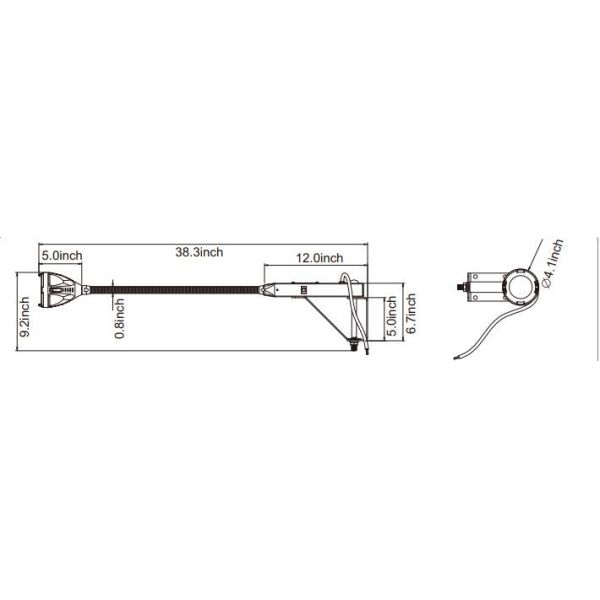 High Bay Explosion Proof LED Lights ATEX 10-60W 3000k-5000k