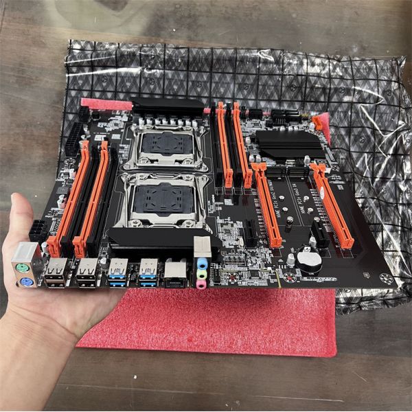 Customized X99 motherboard with LGA2011-3 XEON E5 2680V4 *2 CPU With 4*8GB = 32GB DDR4 2133MHz server memory combo kit