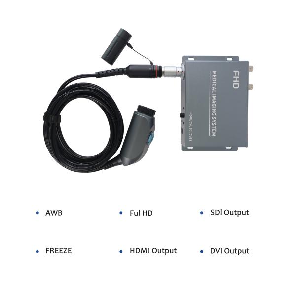 Tuyou 4-Port 1080P Endoscope Converter Box Portable Medical Imaging ENT Pet Laparoscopy