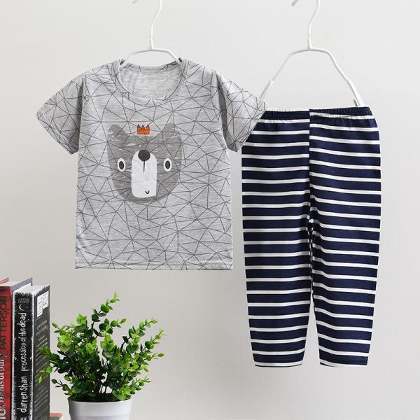 Children'S Outfit Sets Cotton Children Boutique Printing Sets Kids Pure Cotton Suit