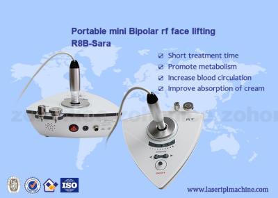 Mini pele que aperta o dispositivo portátil de levantamento facial da beleza da remoção do enrugamento do RF
