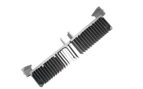 Radiateur en aluminium anodisé d'éclairage routier de profils d'extrusion de radiateur