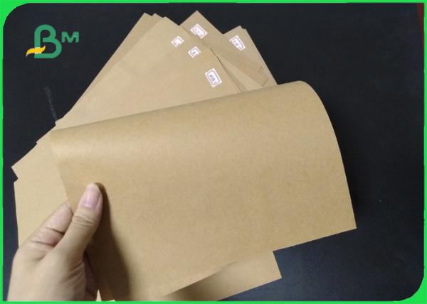 cor de papel natural do envolvimento Brown dos forros do papel do alimento de 75gsm Kraft