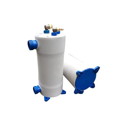 PVC Shell Coil Tube Heat Exchanger 0.4mpa 1,5 Ton Shell And Coil Heat Exchanger