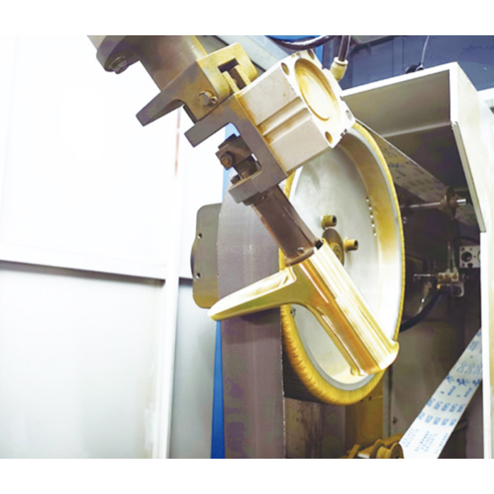 Robotic Polishing Machine for Faucet Sanitary Ware Automatic Brass Buffing Grinding Equipment Line