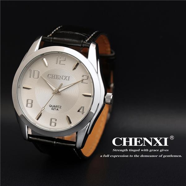 L021A Watch Ladioes Leather Wrist Watch Wholesale China Supplier Manufacturer Stainless Steel Case Leather Men Watch