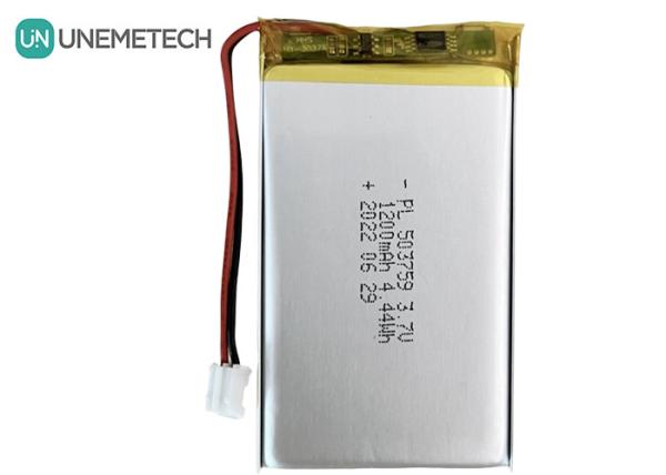 UNEMETECH 3.7 V 1200mAh batterie au lithium polymère rechargeable 503759 batterie au lithium poly