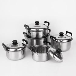 Hot Selling American style Kitchen Cooking Pot Set Stainless Steel Cookware Cooking Soup Pot Set