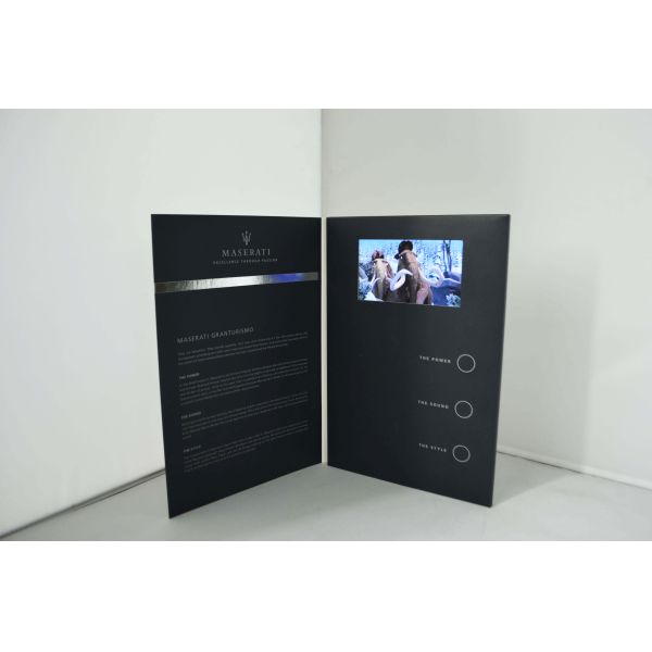 Advertising Video Booklets / Full Ccolors LCD Video Brochure Card
