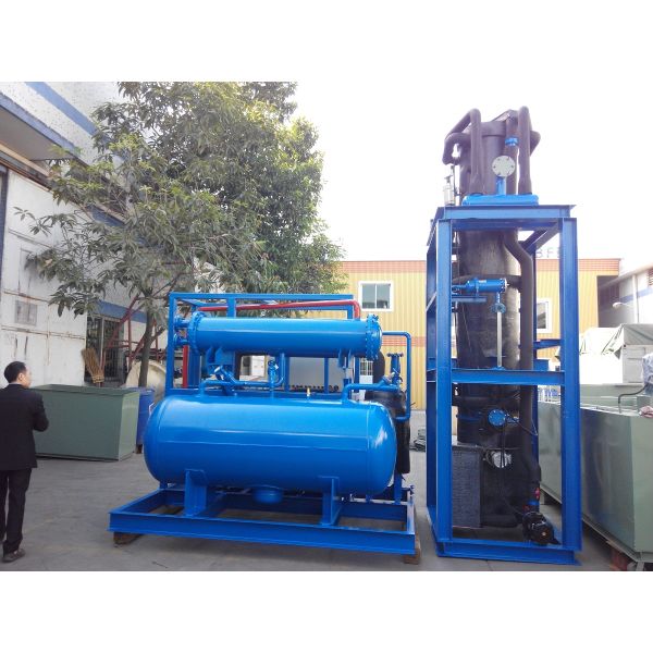 High Production 15 Ton Tube Ice Machine Refrigeration Equipment For Hotel