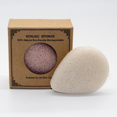 Cara que Exfoliating a esponja Konjac natural