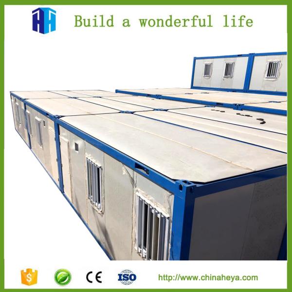 china reefer movable 20ft two story steel structure container house in south africa