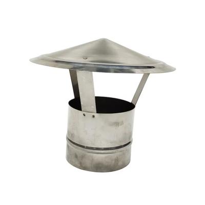 6 Inch Stainless Steel Round Chimney Caps Rainproof Umbrella Cowl For Stove Exhaust