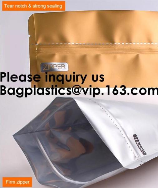Matte Stand-Up Food Grade Design Storage k Bags (3oz (5 x 7), Matte Mixed Color Design Stand-Up Pouch), BAGEASE