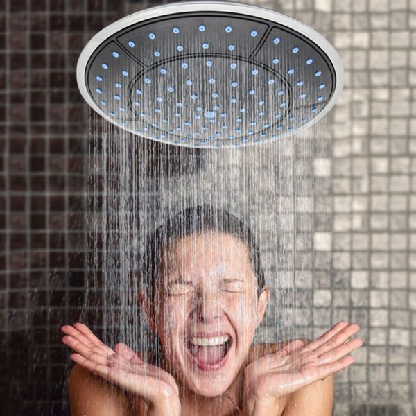 High Pressure 10 Inch Rain Shower Head , Anti Bacterial Large Round Shower Head