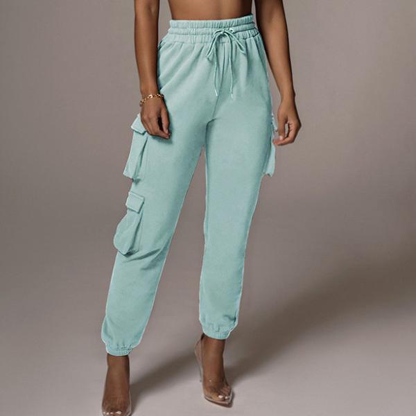 100% Terry Sportswear Joggers Cotton Sport francês Sweatpants