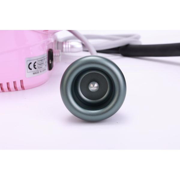 2024 2 in 1 pink G8 Vibration Body Massage Vacuum Heating Slimming Machine with Stand