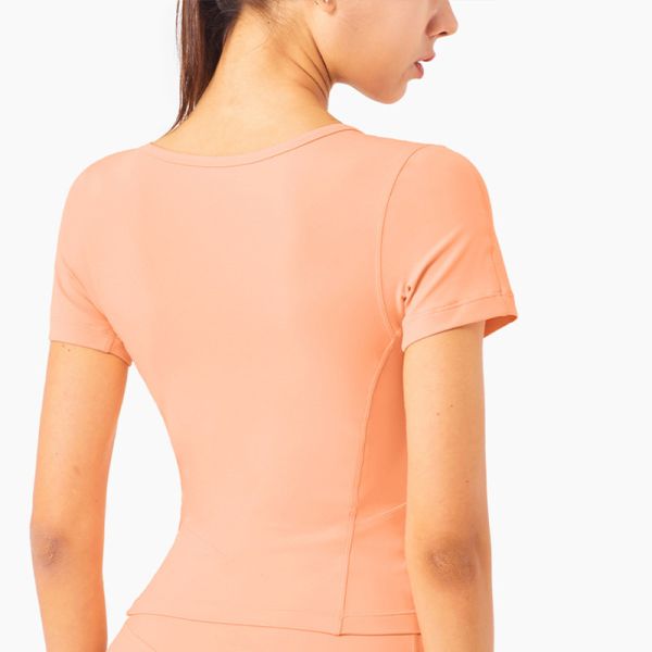 Светлое Nuls сексуальное v - женщин йоги футболки шеи верхние части короткого рукава идущих атлетические