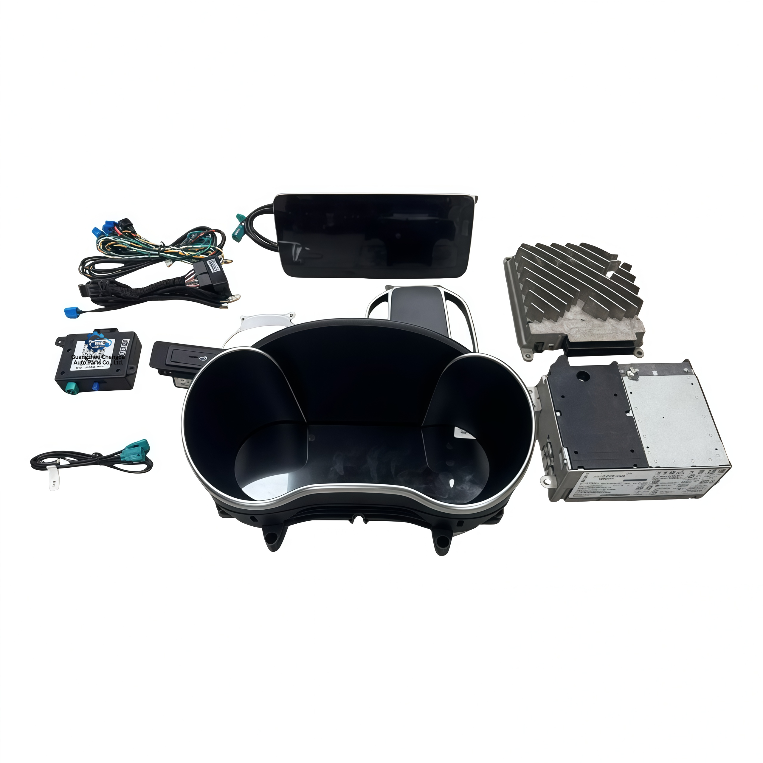 For Mercedes-mercedes benz c GLC205-253 Upgraded LCD Dashboard Radio with Touch Screen for Carplay Function.