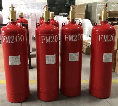100L 106L 120L Insulated FM200 Cylinders Fire Extinguisher In Server Room