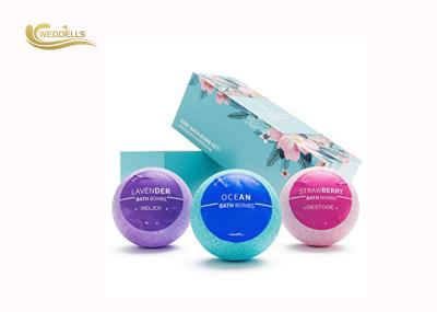 Moisturize Skin Bath Bomb Gift Sets 6.5cm Diameter Size For Beautiful Box Gift