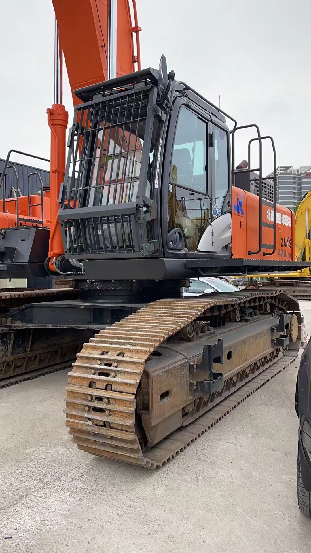 Экскаватор Hitachi 470 используется в Японии имеет хорошую производительность