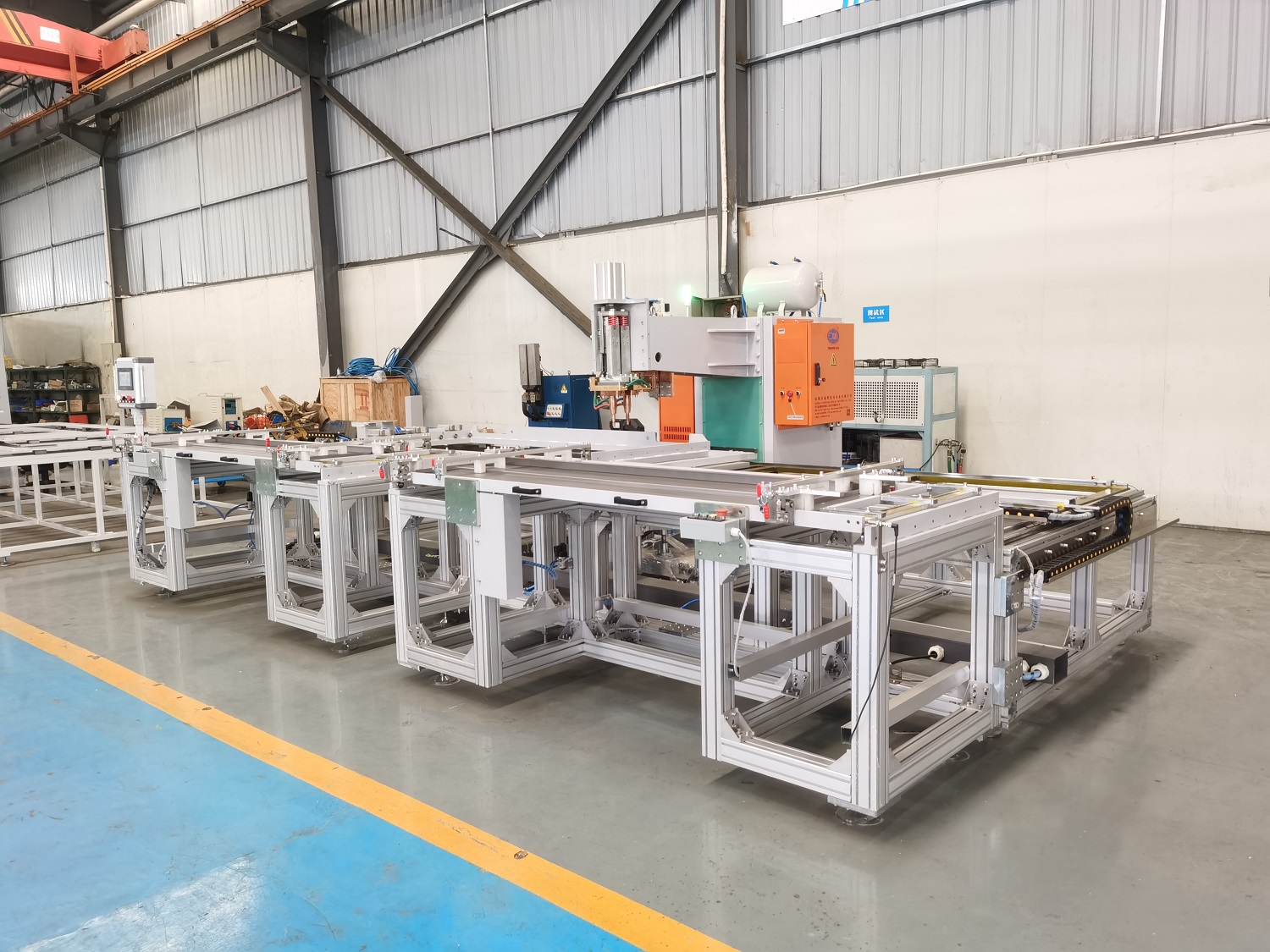 Automatic CNC XY Axis MFDC Spot Welding Machine for Sheet Metal Production