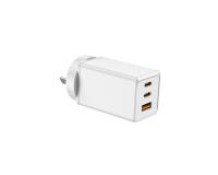 65W USB C Carregador Nexode 3 Portos GaN Carregador Rápido Bloco dobrável Para MacBook Pro/Air