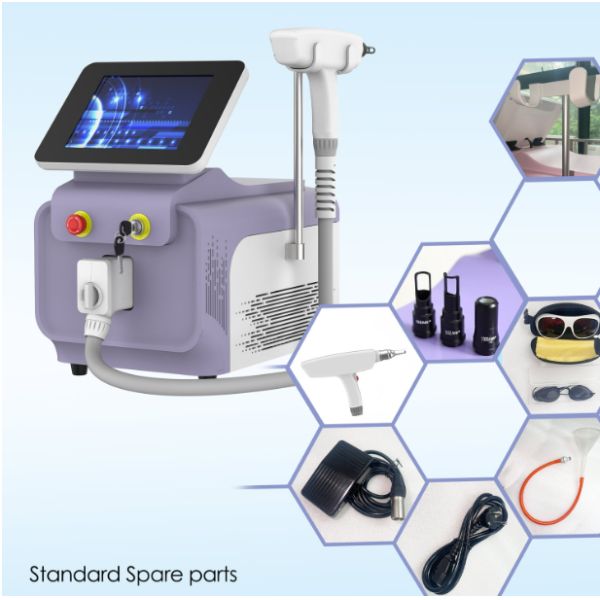 Professional Picolaser Picosecond Laser Q Switched ND YAG Laser Portable Tattoo Removal Carbon Peeling ND YAG Laser Machine Q Switched Erase Remove Color Tattoo