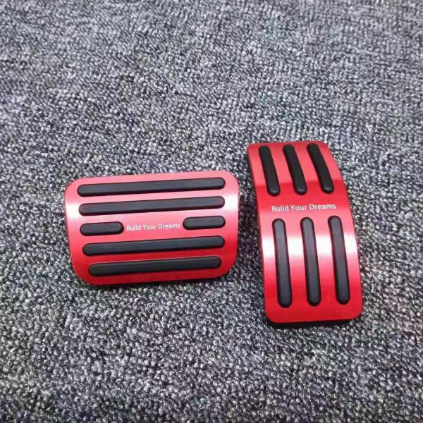 Aluminum Alloy Non-Slip Accelerator Brake Pedal Cover Upgrade for BYD Leopard 5 PRO PLUS Car Interior Modification Accessories