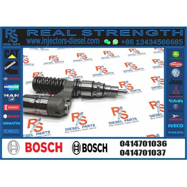 Construction Machinery Parts Common Rail Diesel Fuel Injector 0414701036 0414701061 Nozzle 1730888 0 414 701 036 for DC9 Engine