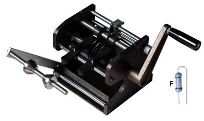 Hand-operate F type LED Resistor Axial Lead Bend Cutter Forming Machine 101F