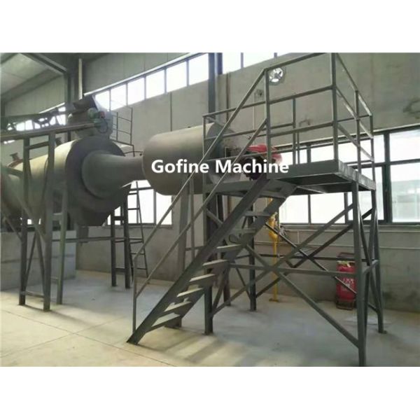 Termine la cadena de producción de la pelotilla del fertilizante mantenimiento conveniente corriente confiable