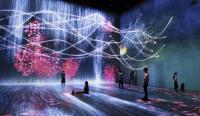 Tela holográfica transparente da poliamida à prova de fogo da tela do holograma 3D para Live Show