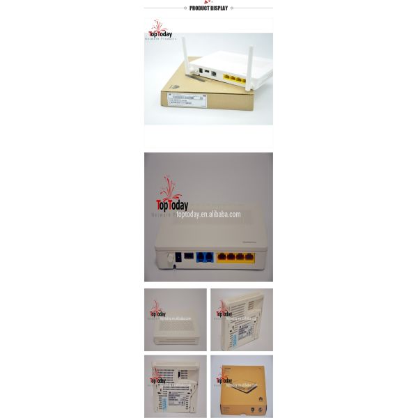 Huawei Echolife HG8346M Gpon onu with 4 ethernet port and 2 voice port, support SIP & H.248 , English version