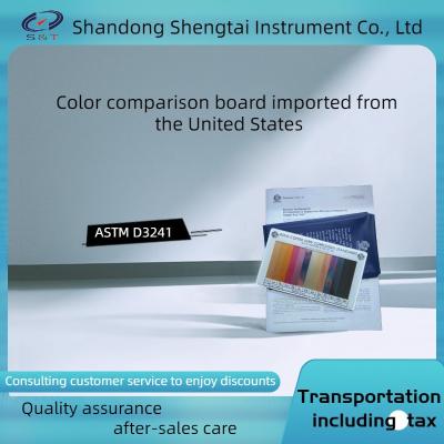 Placa de comparação de cores para teste de corrosão de tira de cobre ASTM METHO D130/IP154 Composição de 13 folhas de teste de cobre